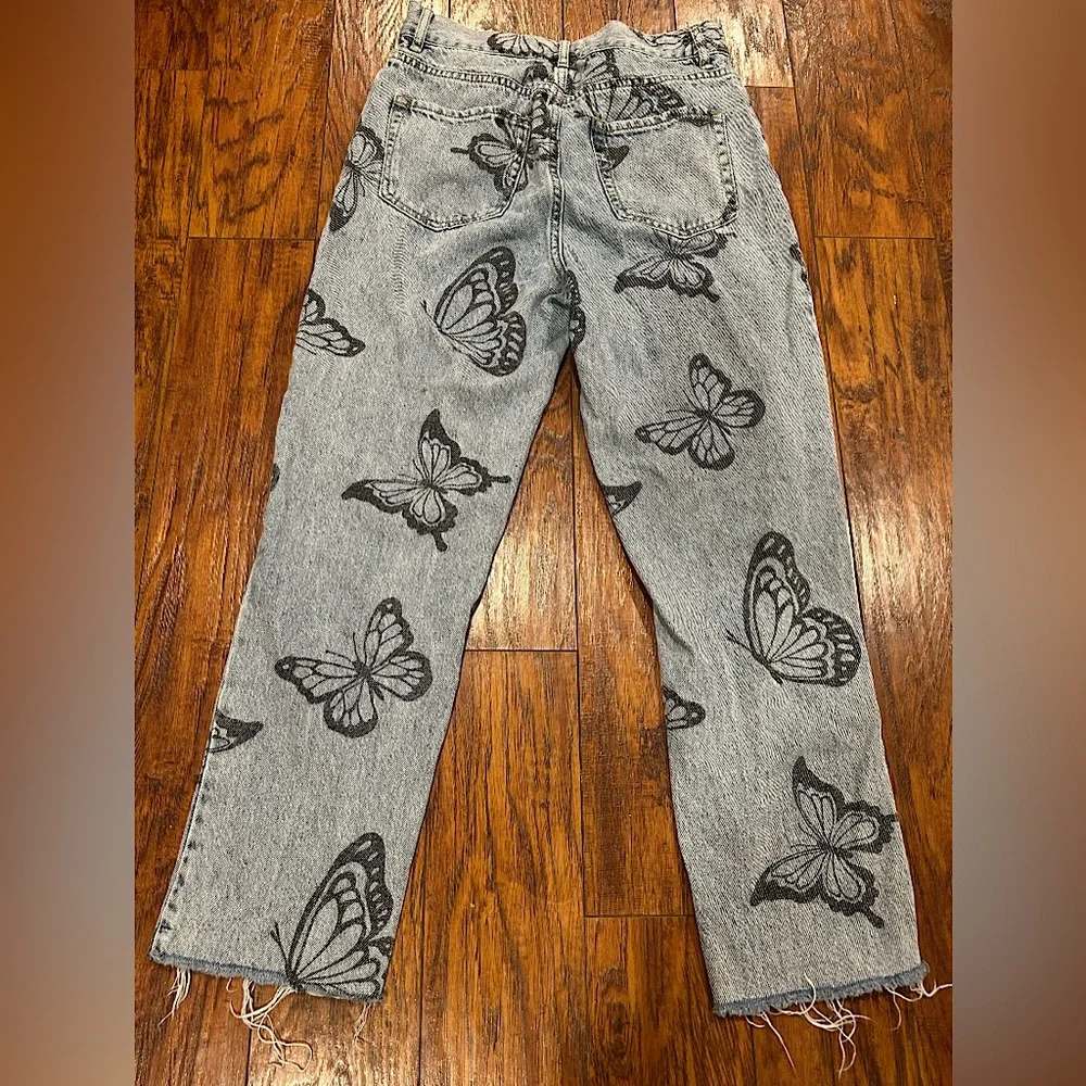 PacSun Butterfly High rise/Straight leg jeans - Picture 2 of 2